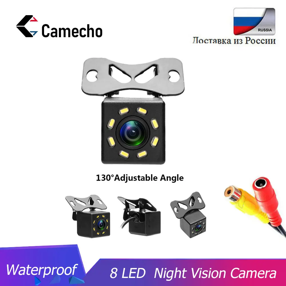Car Rear View Parking 8 LED Night Vision Camera CMOS NTSC 12V 170°