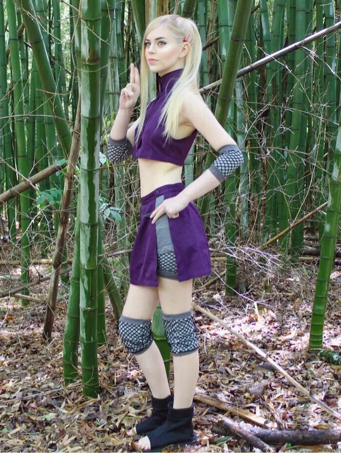 Костюм из аниме Наруто Yamanaka Ino костюм на Хэллоуин|halloween professional costumes|halloween wigs for