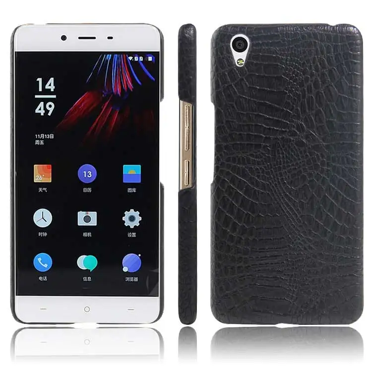 

Fashion Luxury Crocodile Pattern Mobile Phone Cases For OnePlus X Cell Phone Back Cover Protective Case For One Plus X