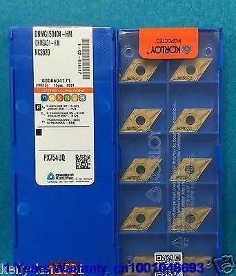 

DHL/EUB 5pcs Original for Korloy DNMG150404-HM NC3020 CNC Carbide Insert NEW 10pcs/lot 15-18