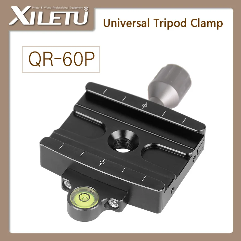 

Free Shipping XILETU QR-60P Camera Tripod Monopod Clamp Adapter Quick Release Clamp For Manfrotto Gitzo RRS ARCA-SWISS SIRUI