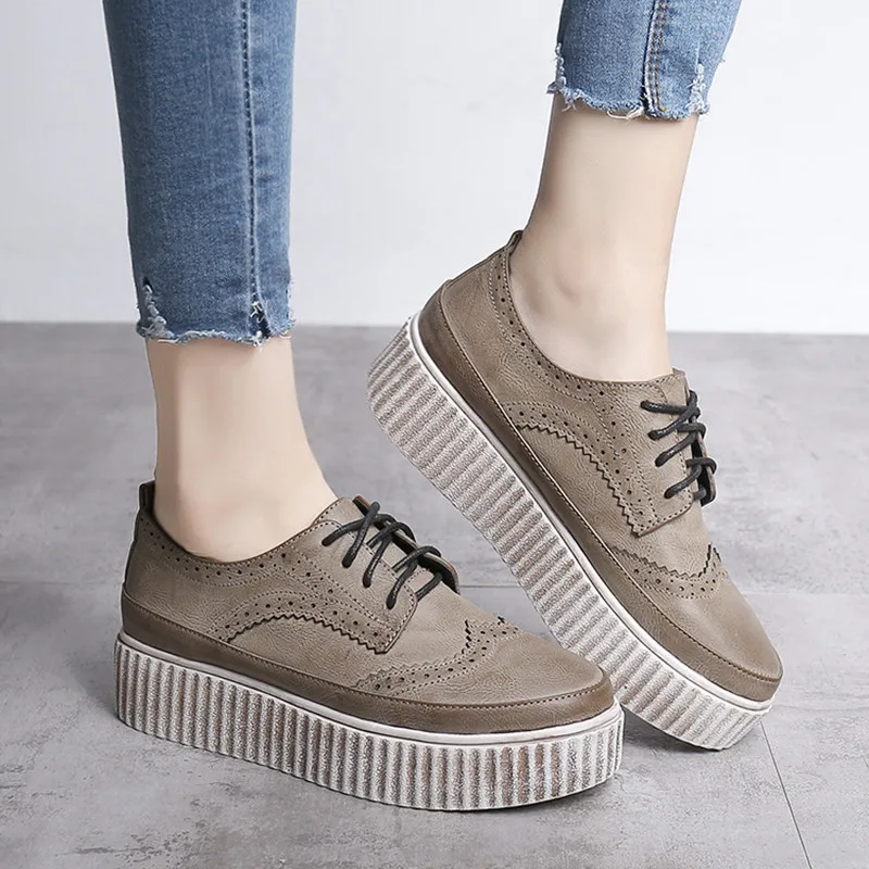 richelieu femme plate