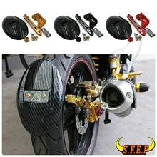 Para Kawasaki Z125/Z125Pro/Rc150 Placa Areia Depois Modificado De Fibra De Carbono