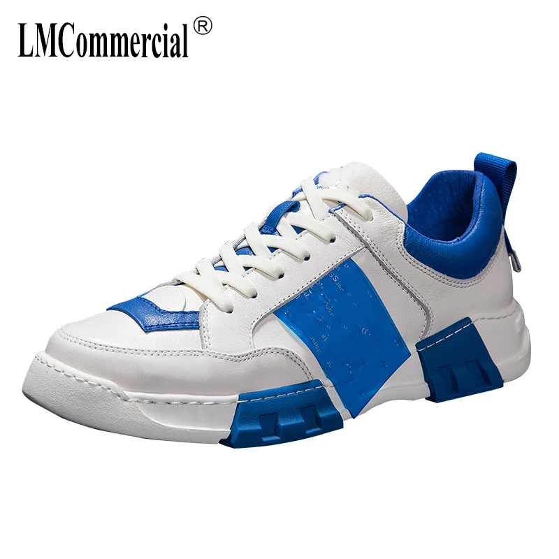 

thick bottom mens casual shoes designer shoes men high quality all-match cowhide breathable sneaker fashion boots Leisure shoes