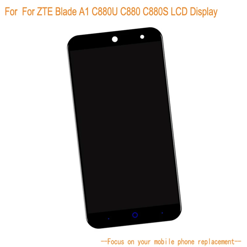 

LCD Display+Touch Screen For ZTE Blade A1 C880U Touch Panel Digitizer Assembly Replacement For ZTE A1 Mobile Phone Accessories