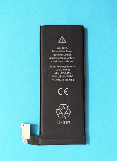 

AZK High Quality New 1420mAh Mobile phone battery for Apple iphone 4 iPhone4 4G IP-4G Batteryn Real Capacity