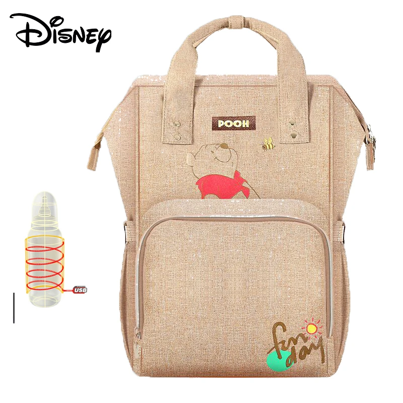 

Disney Large Capacity Mummy Maternity Nappy Diaper Bag Infant Baby Multifunction Travel Backpack For Baby Care Insulation Bags
