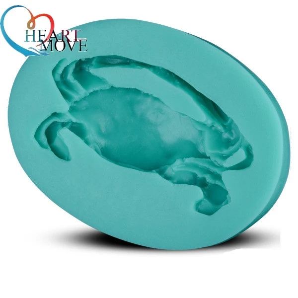 

HEARTMOVE hot new arrival wholesale Crab Shape silicone cake mold crab fondant cake decorating tools silicone bakeware 9265