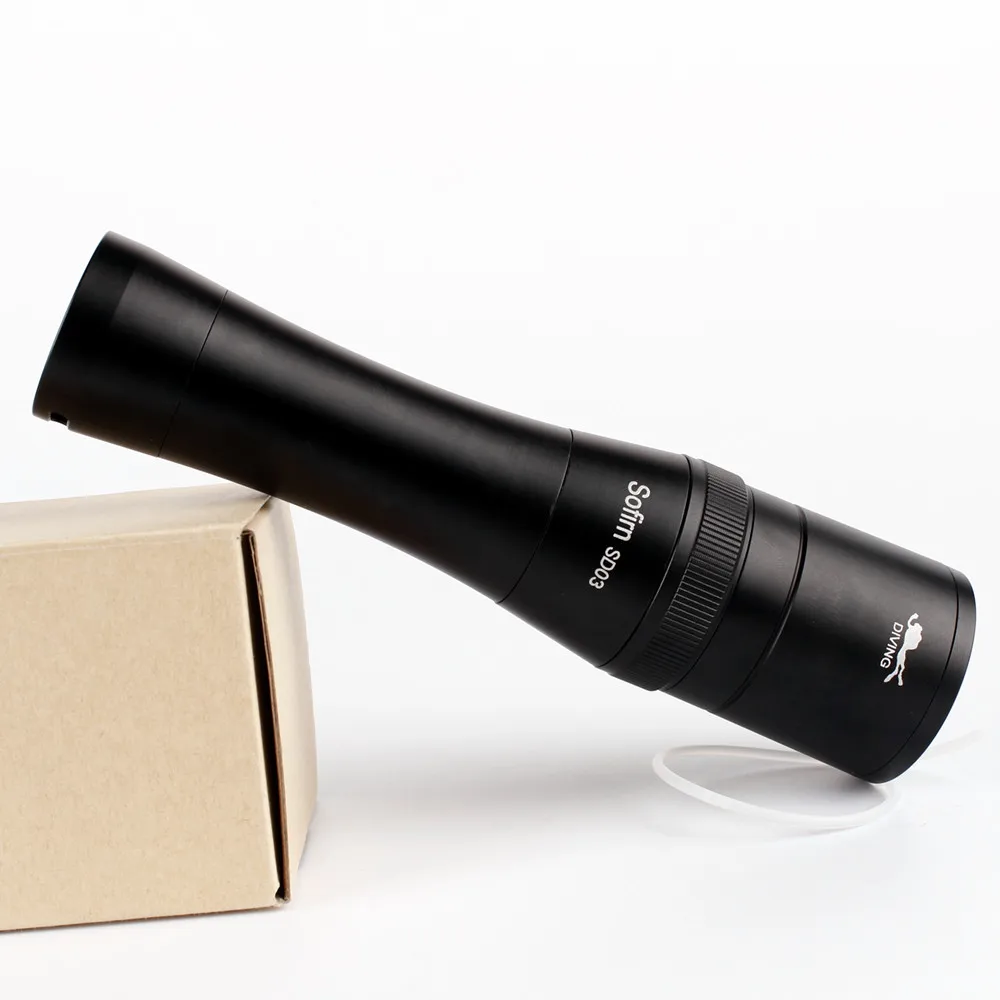  Sofirn SD03 Scuba Diving Flashlight 18650 Dive Light Torch Underwater Powerful Cree XM-L2 LED Flash - 32825380664