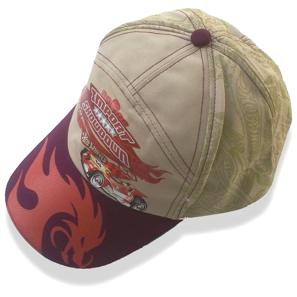 Hot wheels cap boys 68 wheels child baseball cap boy hat malecap shirt