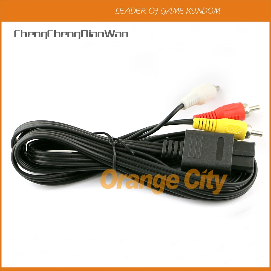 1Pc 1.8M 6Ft Av Tv S-Video Super Per N 64 Snes Per Ngc Per Cavo Av N64