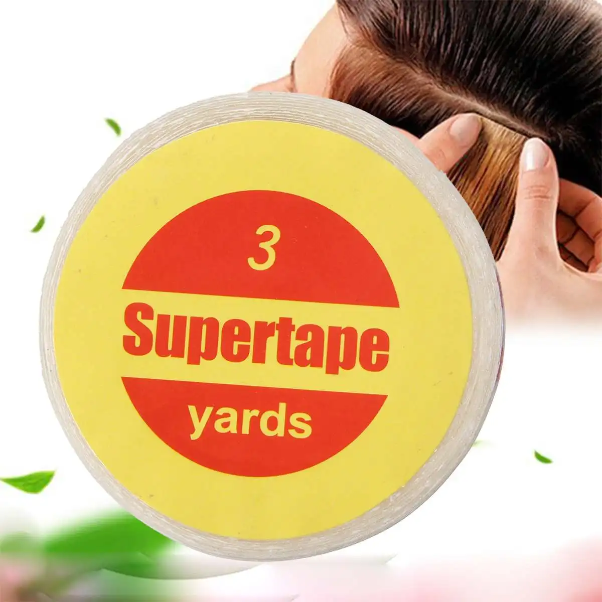 

3 Yards Super Clear Hair Tape Strong Double Sided Adhesive Tapes For Hair Extension Lace Wig Toupee Pro Use