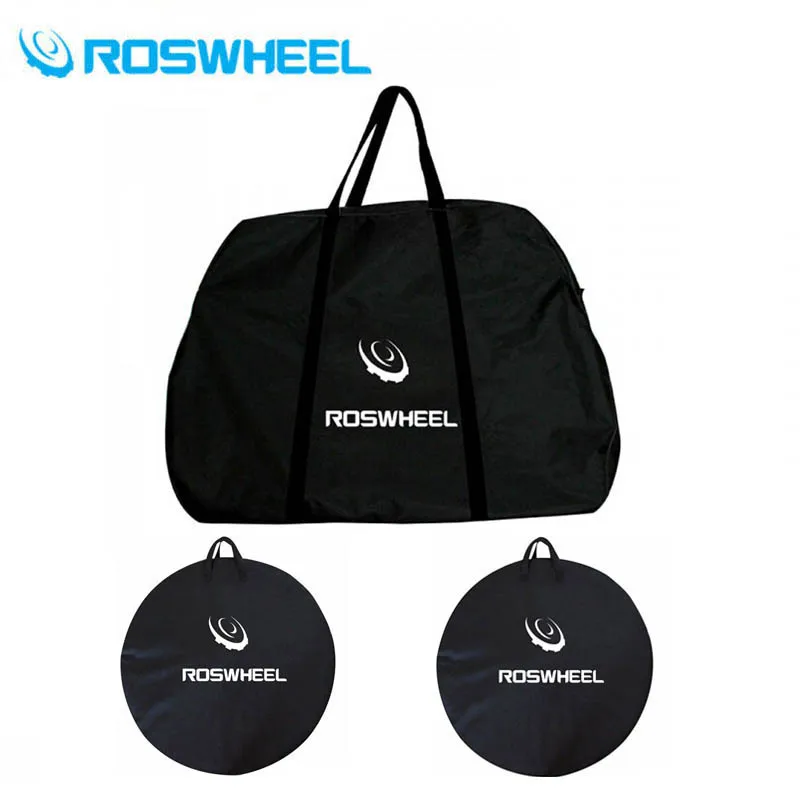 

2018 Carry Pack 1pcs Cycling New MTB Road Folding Bike Storage Whole Bicycle Carrier Transport Bag + 2pcs Wheel Bag