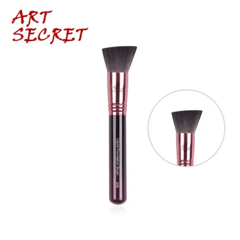 

Artsecret 209 Cream Foundation Brush Makeup Brushes Cosmetic Tools Synthetic Hair Laser Logo Rose Aluminum Ferrule Wood Handle