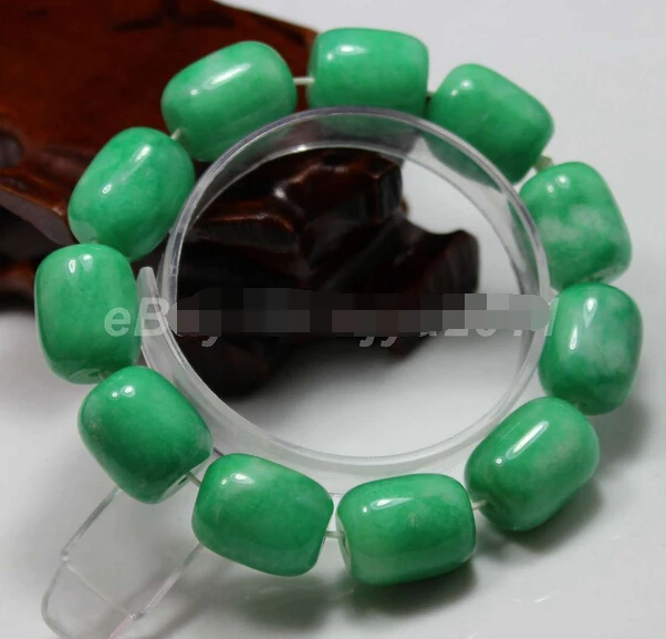 

Natural Fashion Beautiful Chinese Emerald Green Jade Bracelet Bangle style Fine jewe Noble 100% Natural jade