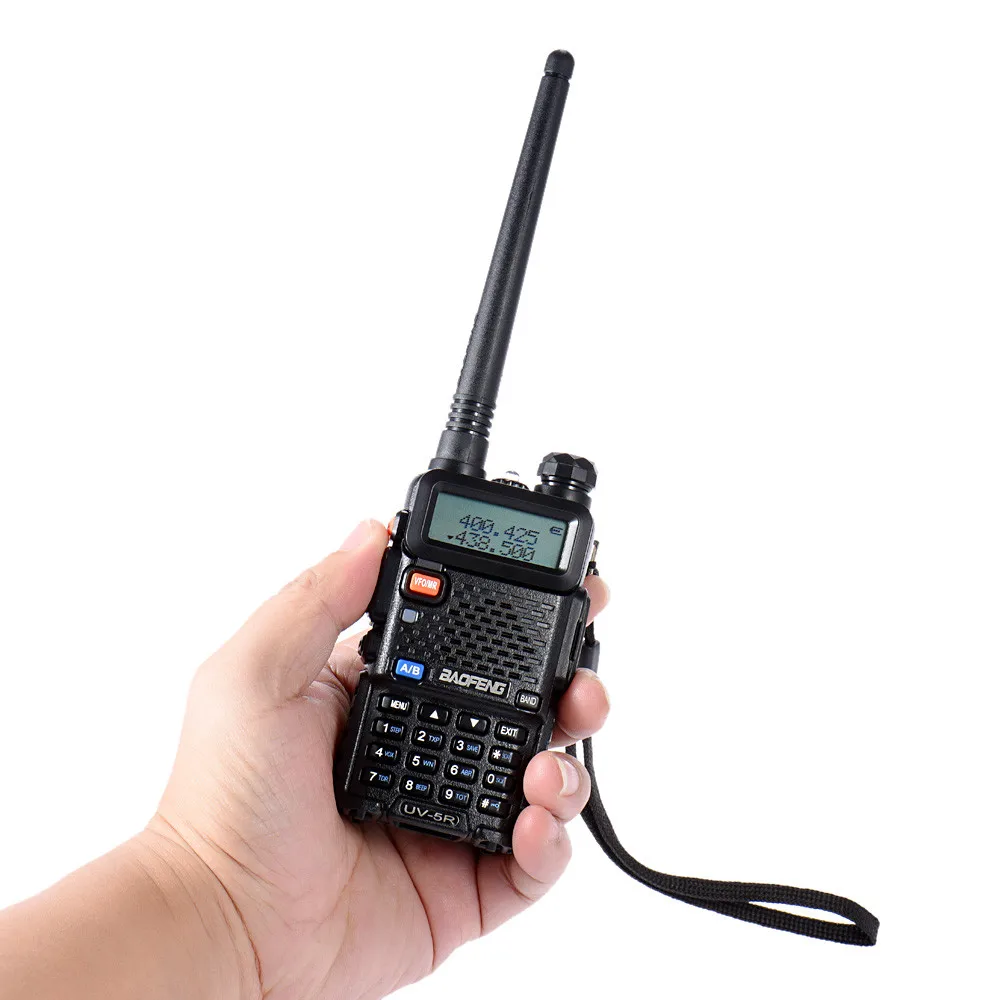 

BF-UV5R Walkie-talkie Manual Frequency Modulation 10KM Communication Distance 5W Power UV Dual-frequency Security Walkie Talkie