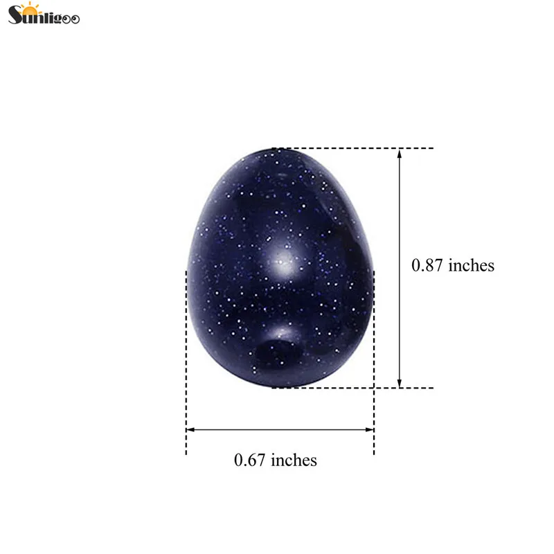 Sunligoo Прямая поставка гладкое мини яйцо натуральные камни лечебные