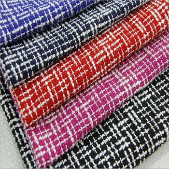 

Woven jacquard fabric tweed fabrics-356gsm