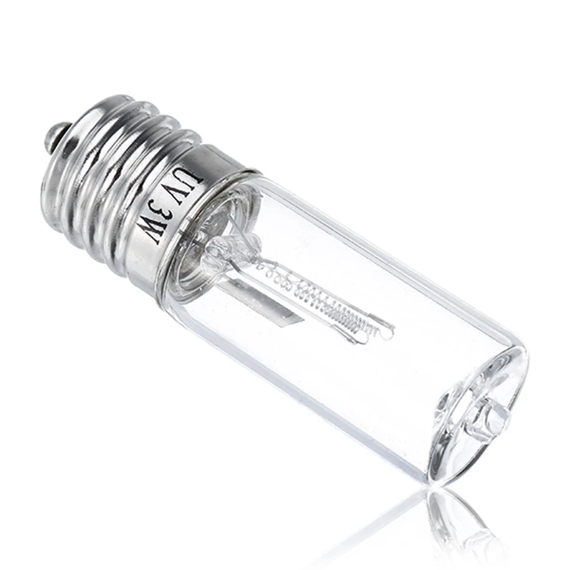 E17 3W 185nm UVC ультрафиолетовый УФ-светильник лампа для дезинфекции озона Стерилизация клещей светильник s бактерицидная лампа AC110V-240V