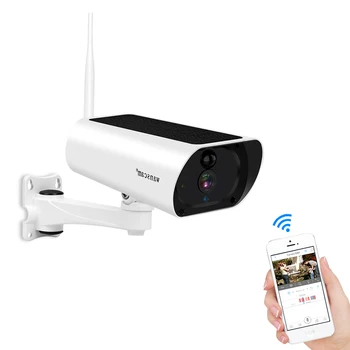 

Wanscam 1080P IP Camera Wifi Wireless IP66 Waterproof Outdoor 4X Zoom Network Video CCTV Surveillance Camera Solar Power Battery