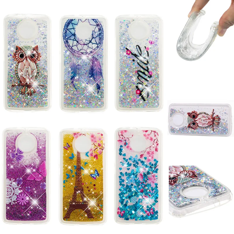 

Glitter Liquid Sand Quicksand Soft TPU Silicone Phone Cover Shell Coque Capa for Motorola E4 US EU E5 C G5S G6 Plus Z3 Play Case