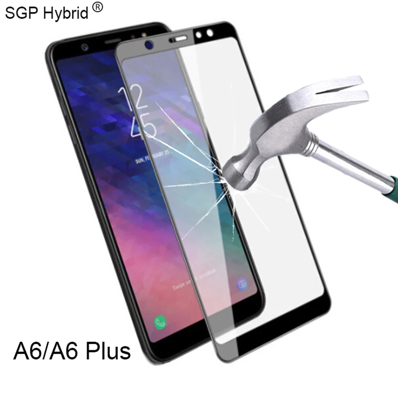 

Full cover Tempered Glass for Samsung A6 screen protector for Samsung Galaxy A6 Plus A 6 2018 A6plus A6+ a62018 protective film