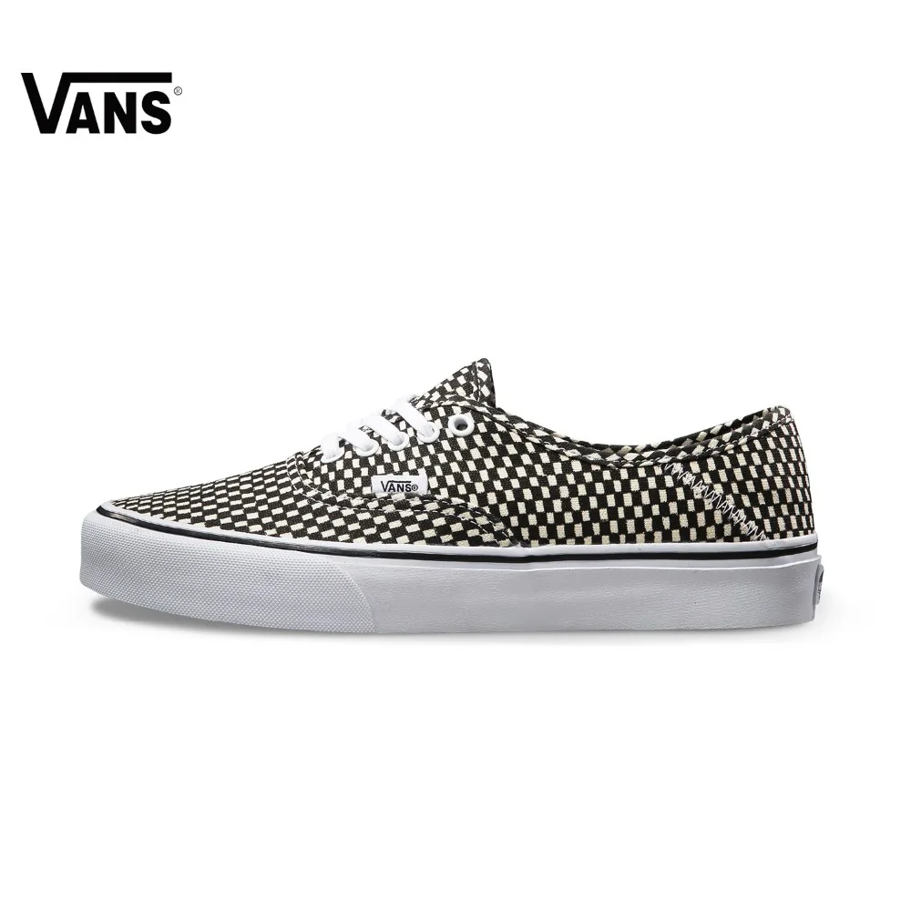 

Original Vans New Arrival Summer Black and White Color Low-Top Men's Skateboarding Shoes Sport Sneakers free shipping