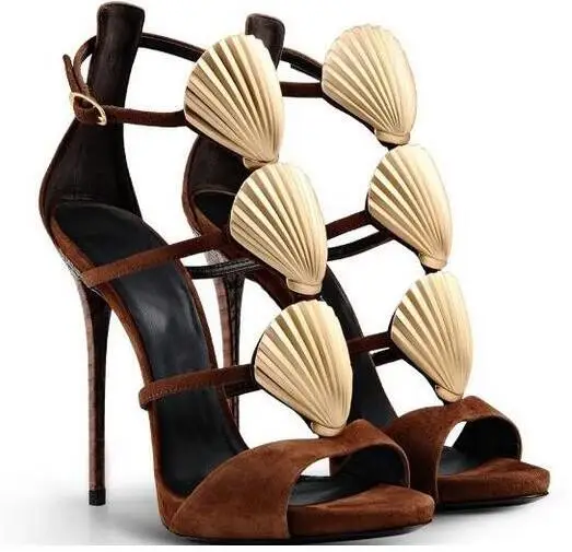 

2017 Summer European Style Women Sexy Shoes High Heel Small Buckle Strap Mixed Colors Appliques Sandals Thin Heels Shoes Sandals