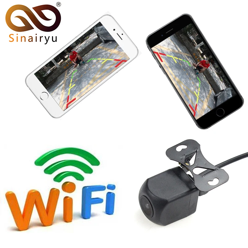 

Wireless Car Rear View Camera WIFI Reversing Camera Dash Cam Star Night Vision Mini Body Tachograph for iPhone and Android Phone