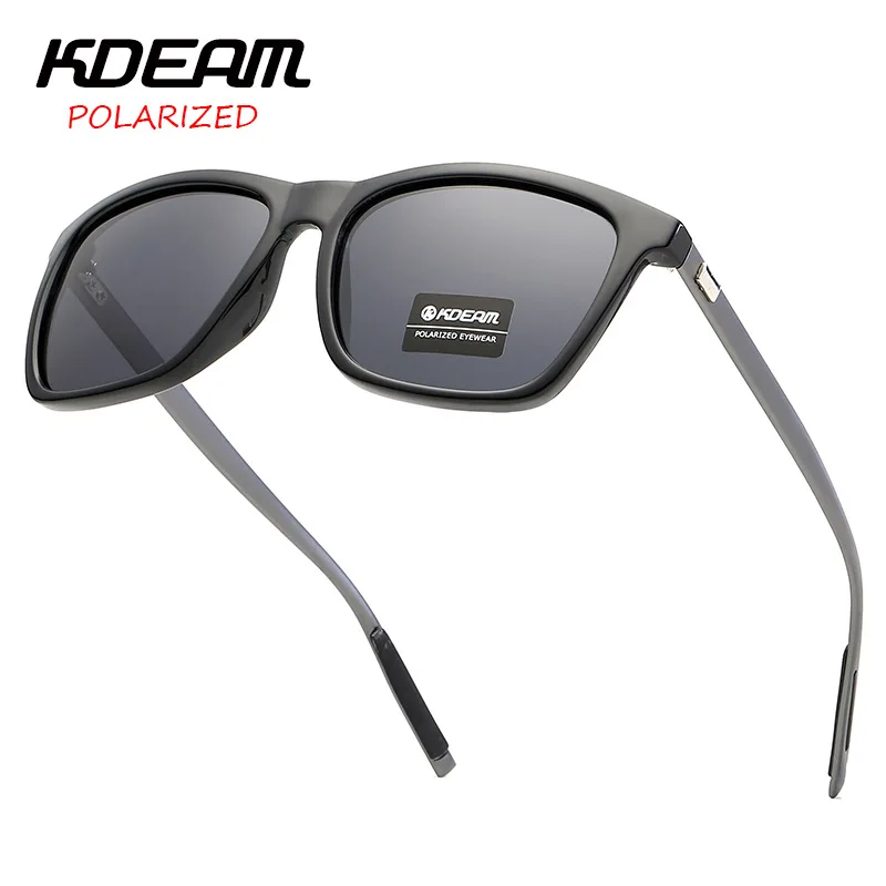 

2019 Sunglasses for Men from KDEAM Driving Polarized Sun Glasses Men's Fashion Pilot UV400 Eye-Protection Male Sports Sunglasses