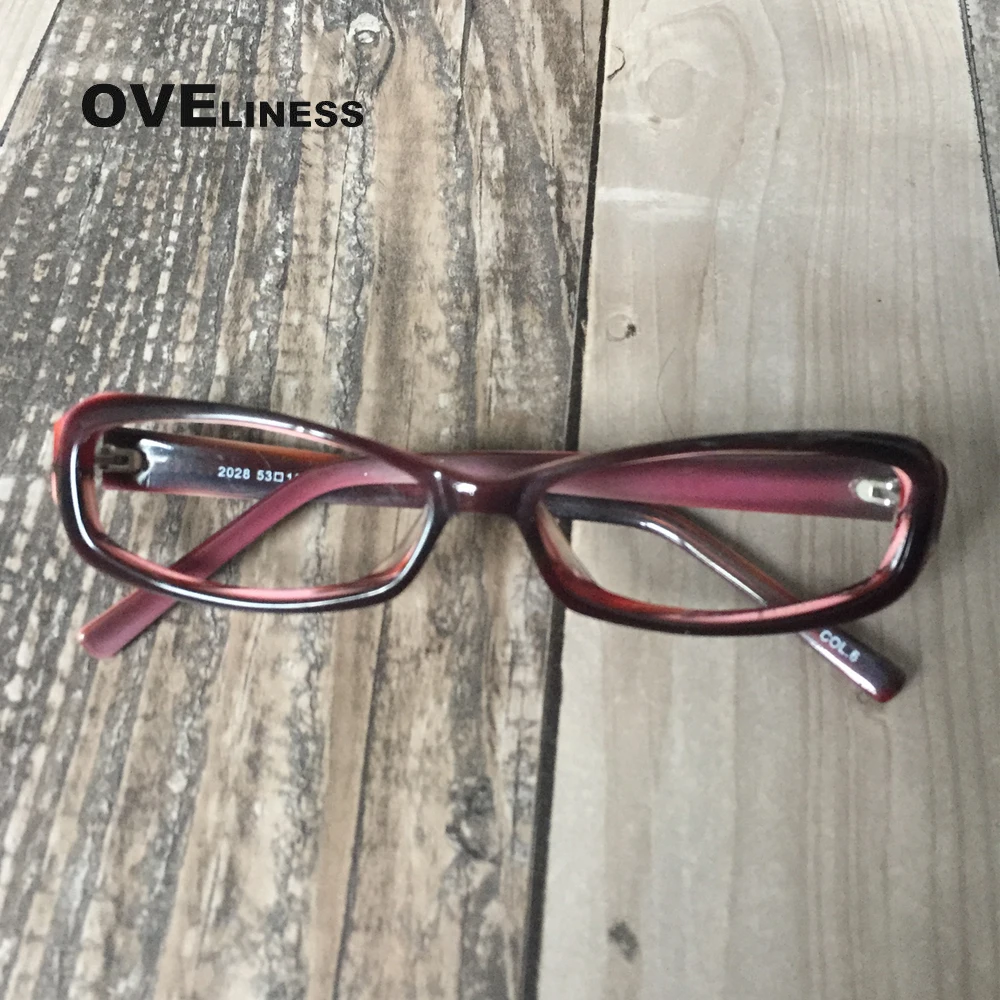 glasses myopia acetate spectacle frames women prescription glasses men eyewear frames wine red