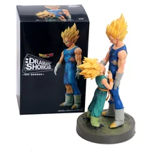 Dragon Ball Z Dramatic Showcase 4th season Super Saiyan Vegeta and Trunks Action Figure Collectible Model Toys 21cm Brinquedos Dragon Ball Z Dramatic Showcase 4th season Super Saiyan Vegeta and Trunks Action Figure Collectible Model Toys 21cm Brinquedos