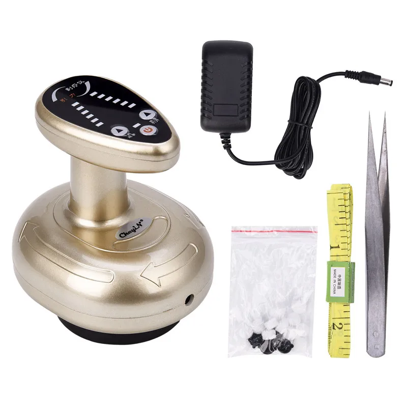 Electric Cupping Stimulate Acupoint Detoxification Massager Guasha Scraping Heat Massage Negative Pressure Acupuncture Therapy 0