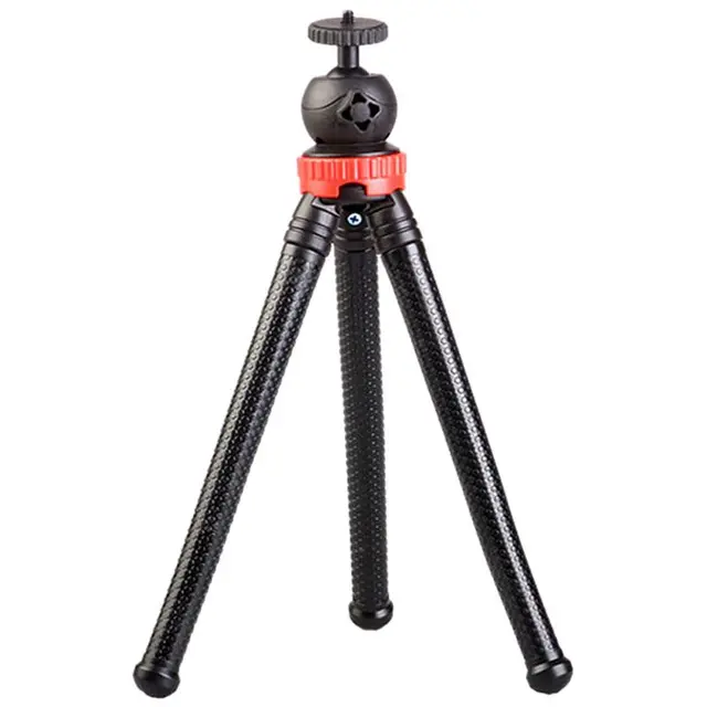 US $8.36 Flexible Sponge Octopus Mini Tripod With Bluetooth Remote Shutter camera Microsingle for Gopro sel