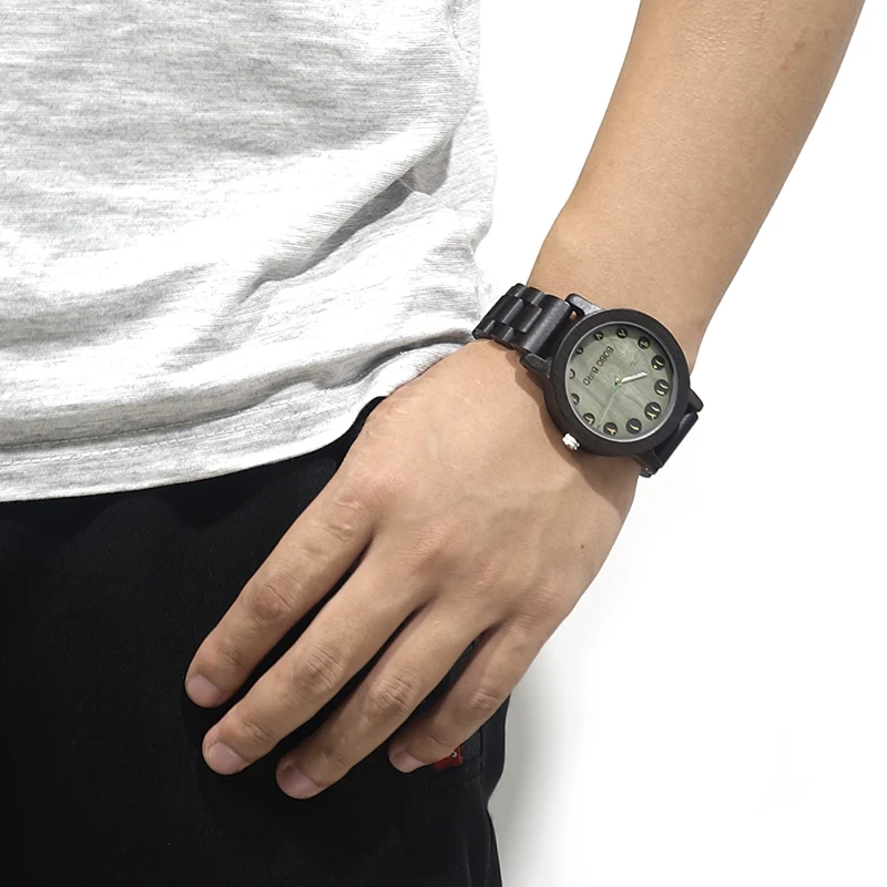 BOBO BIRD 2017 New Arrival V-N24/N25 Mens Luxury Classic Watches High Quality Quartz Wristwatch with Wood Band Clock Relogio