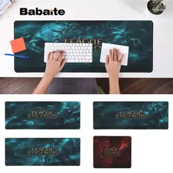 Babaite новый дизайн Лига Легенд индивидуальные коврики для мышки ноутбука Аниме Матовый коврик для мыши ПК игровой коврик для мыши