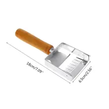 Beekeeping Uncapping Fork Iron Honeycomb Honey Scraper Wooden Handle Beekeeping Apicultura Uncapping Fork