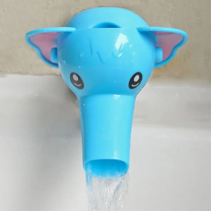 1 pc Cute Funny Animals Faucet Extender Plastic Baby Tubs Kids Hand Washing Bathroom Sink Gift Fashion and Convenient NBB0180