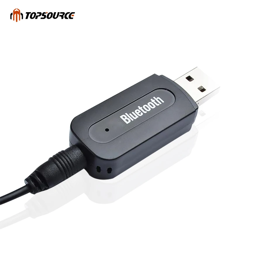 TOPSOURCE USB Aux Bluetooth автомобильный комплект аудио приемник адаптер 3,5 мм один выход аудио музыкальный приемник для автомобиля домашние стерео колонки