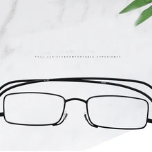 Сверхлегкие Мини Складные очки для чтения для женщин и мужчин+ 1,0 до 4,0 сплав портативный контейнер очки для пресбиопии с чехлом