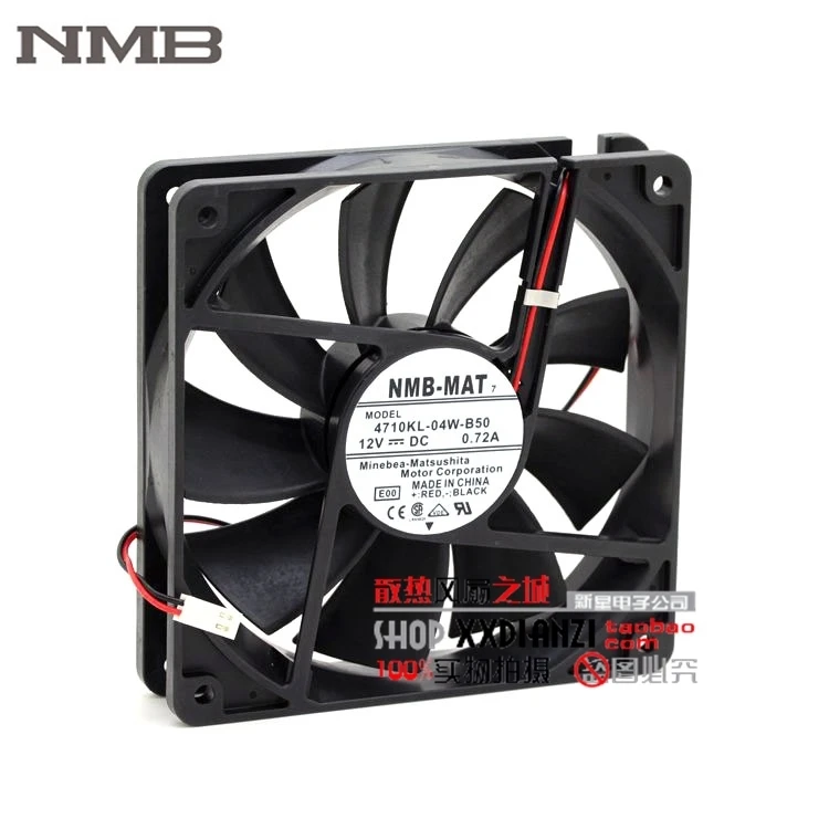 For NMB 4710KL-04W-B50 12025 12cm 12V 0.72A winds of chassis fan | Компьютеры и офис