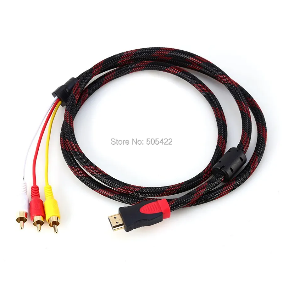Hot-1-5M-5Ft-Nylon-Red-Black-Male-to-Male-HDMI-To-3-RCA-AV-Video (3).jpg