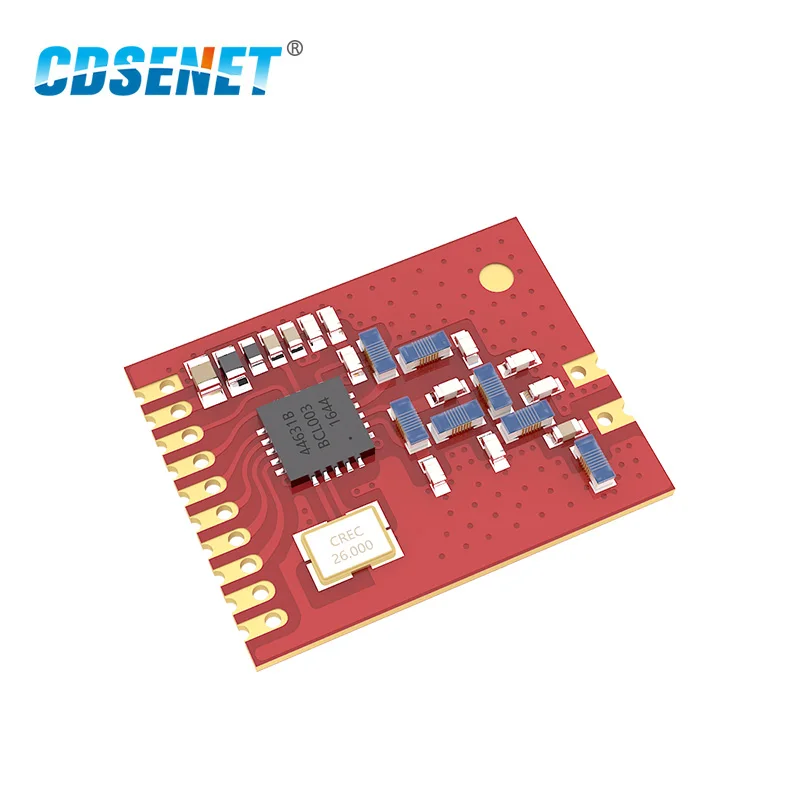 Радиочастотный приемник передатчика SI4463 433 МГц, CDSENET E10-433MS, дальний радиус действия, SMD приемопередатчик SPI 433 МГц, радиочастотный модуль для ... Радиочастотный приемник передатчика SI4463 433 МГц, CDSENET E10-433MS, дальний радиус действия, SMD приемопередатчик SPI 433 МГц, радиочастотный модуль для ...