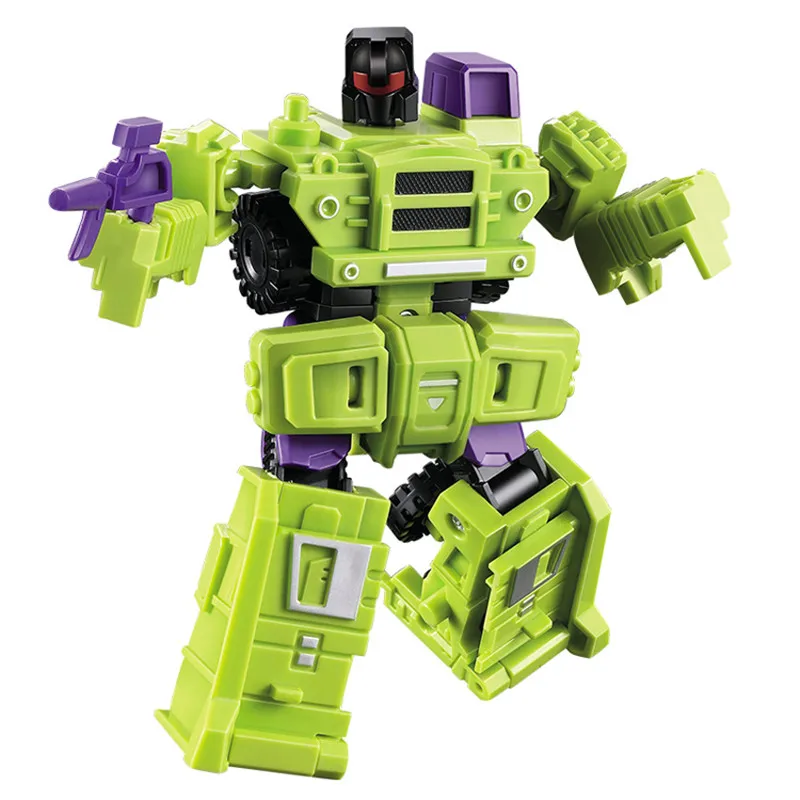 

WJ Transformation KO DX9 Model G1 Devastator 6 in1 Robot Toys Action Figures Engineering Car Truck kid Boy Deformation Toys Gift