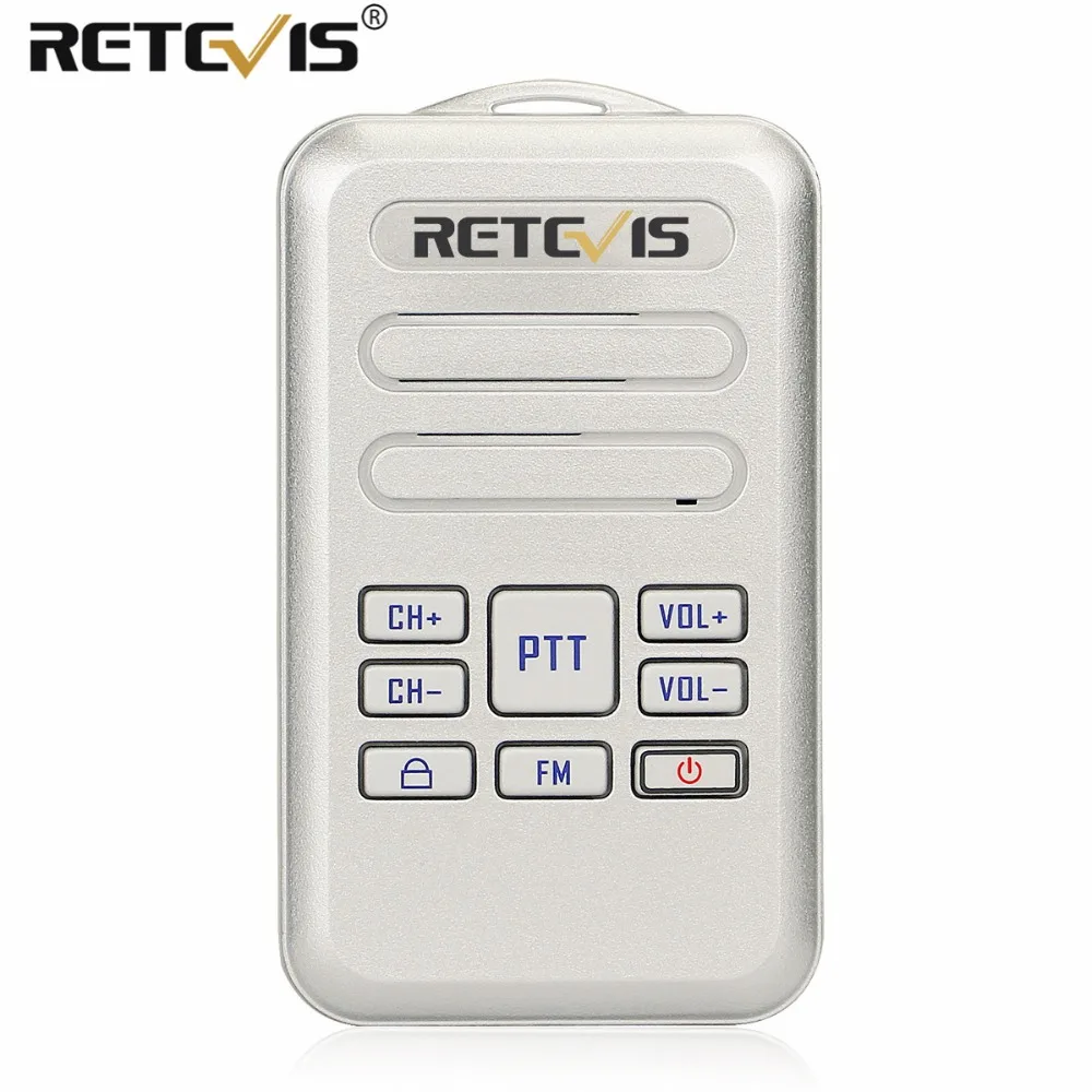 

1pc Retevis RT20 Mini Walkie Talkie Two Way Radio 2W UHF 400-470MHz Hf Transceiver USB Charge VOX Hands-free FM Radio Walk Talk
