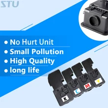 1Set New Compatible Toner Cartridge With Chip CMYK for Kyocera P5021cdw 5021cdn M5521cdn 5521cdw