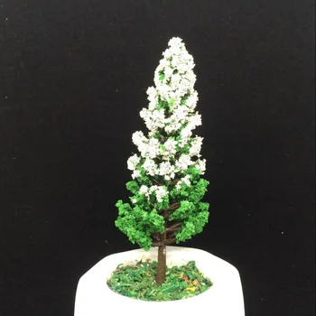 

Back To School Artificial Flower 10pcs/lot Sand Table Building Model Tree The Mini Simulation Plastic Park And House Decoration