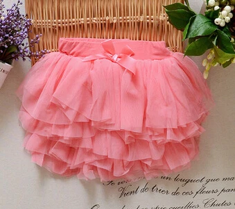 Юбки-пачки для девочек; юбка-балерина для малышей; детская шифоновая пышная повседневная юбка; Милые праздничные Юбки принцессы с бантом для девочек; XL57 - Цвет: Розовый