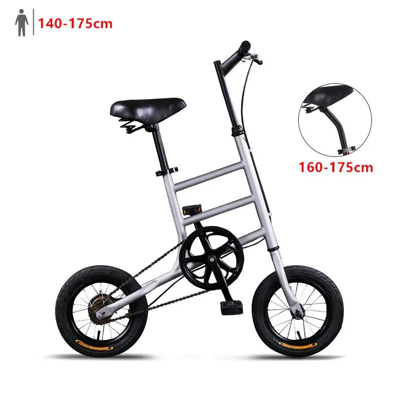 X-передний дорожный велосипед 12 дюймов колесный Ретро светильник детский велосипед для мальчиков и девочек BMX bicicleta - Цвет: A silver