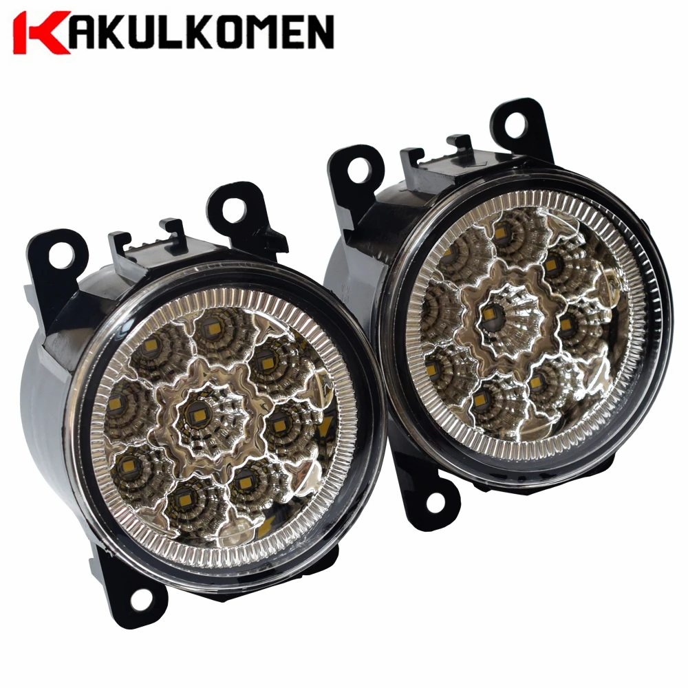 

Car Styling 6000K 12V DRL LED Fog Lamp For Opel Tigra Twntop Convertible 2004-2010 Left Right Front Fog Light H8 H11 Lamps